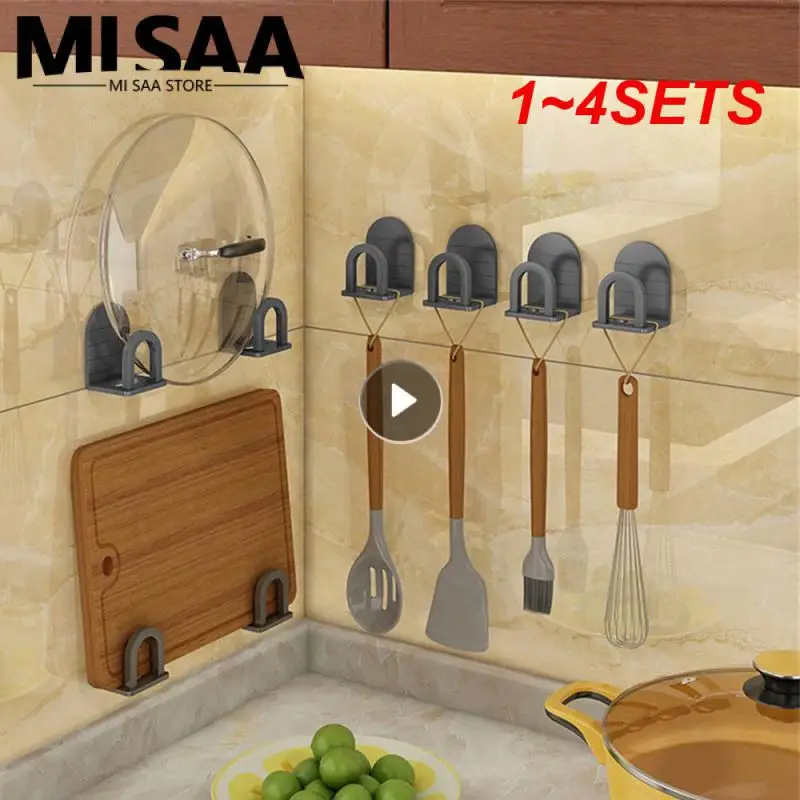 1~4SETS Rust Resistant Dish Drying Rack Can Be Used As A Hook And Storage Rack. Sponge Hanger And Heat Resistant Stain Resistant