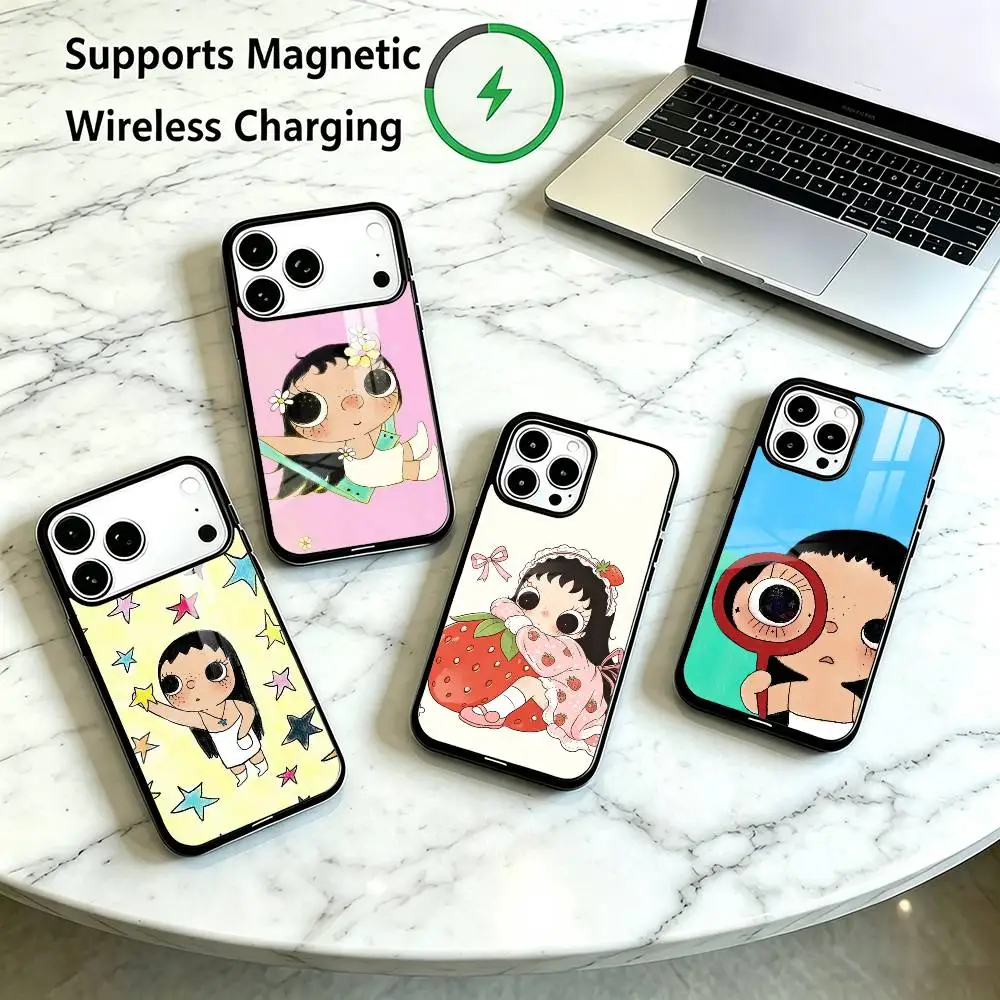 Xiao-O Yuy Cartoon  Phone Case For iPhone18 17,16,15,14,13,12,11 Plus,Pro Compatible with magnetic wireless charging
