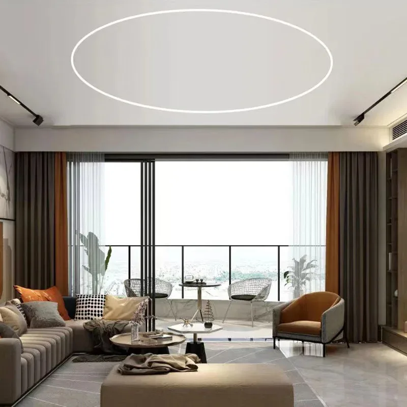 قوس DIY الألومنيوم الشخصي منحني خط ضوء السقف لا حدود لها جزءا لا يتجزأ من CS شكل LED دريوال قناة الانحناء الخطي شريط مصباح الشريط #5