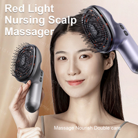 Electric Scalp Massage Comb Essential Oil Detangling Hair Care Vibrating Massage Scalp Brush Nourishing Hair Relieve Headaches