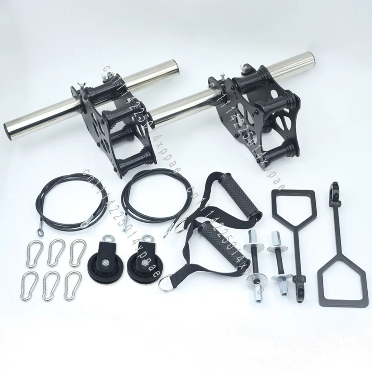 Multi-Function Cable Gym Accessory Squat Rack Slide Rail Attachment Glider High Pull Down view 2