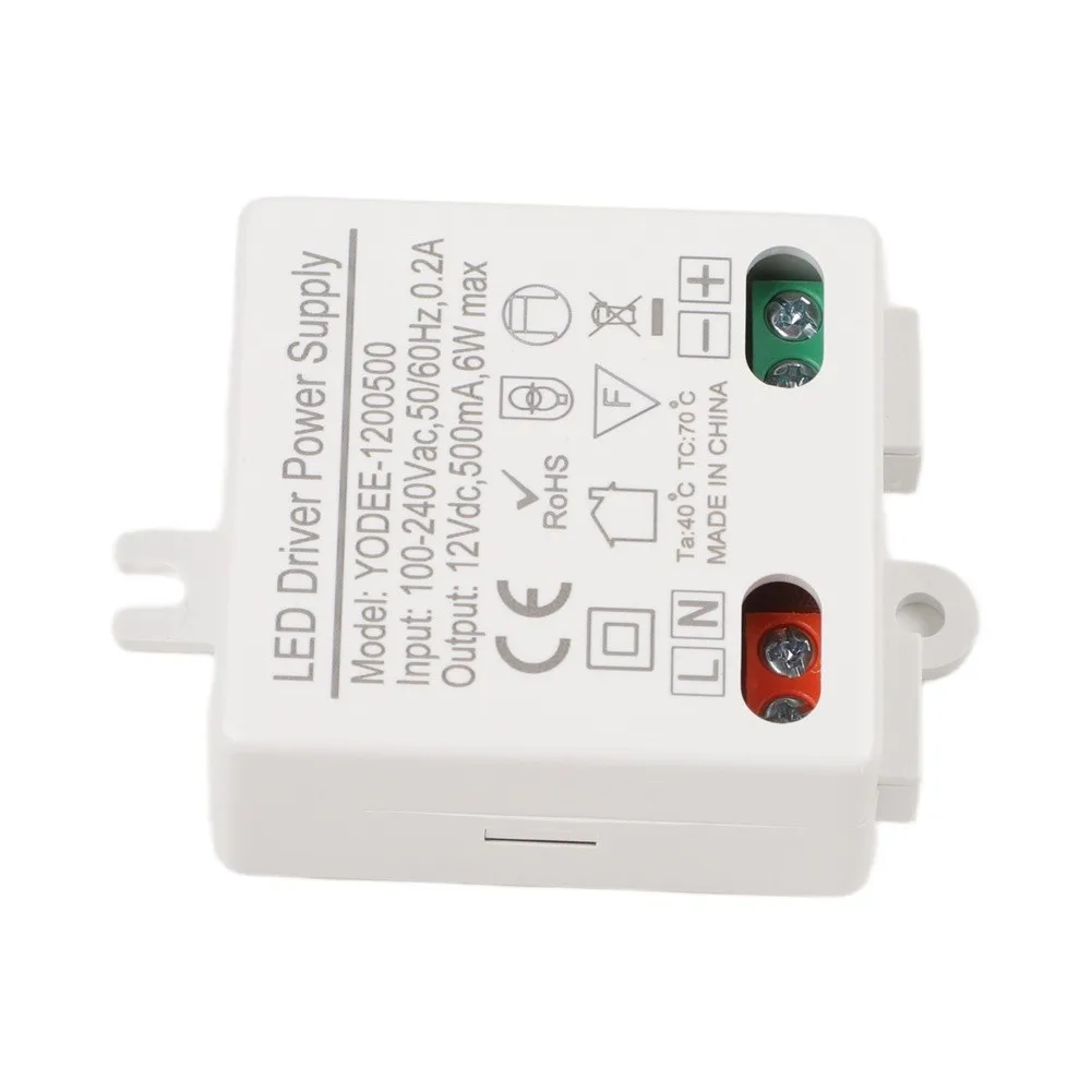 for mini LED Pack of 2 12W DC 230V to 12V for Indoor LED Strip Lights Under Cabinet Lighting and Low Voltage LED Bulbs