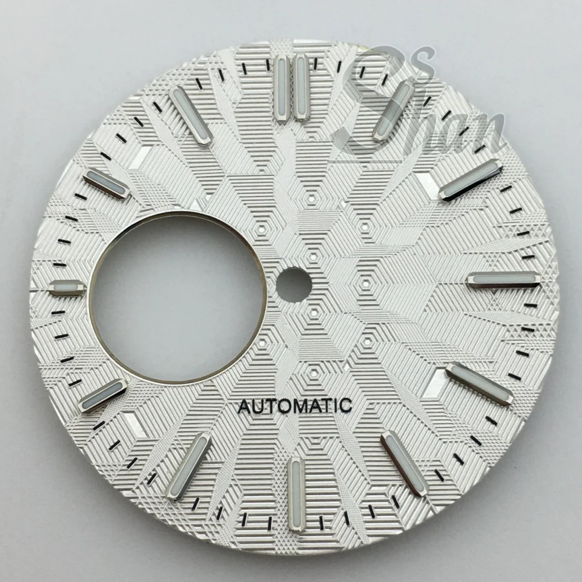 31mm Hollow‑Out Watch Dial Blue/Green/White/Black Colors Available Green Luminous Dial Replacement Accessory for NH38 Movement