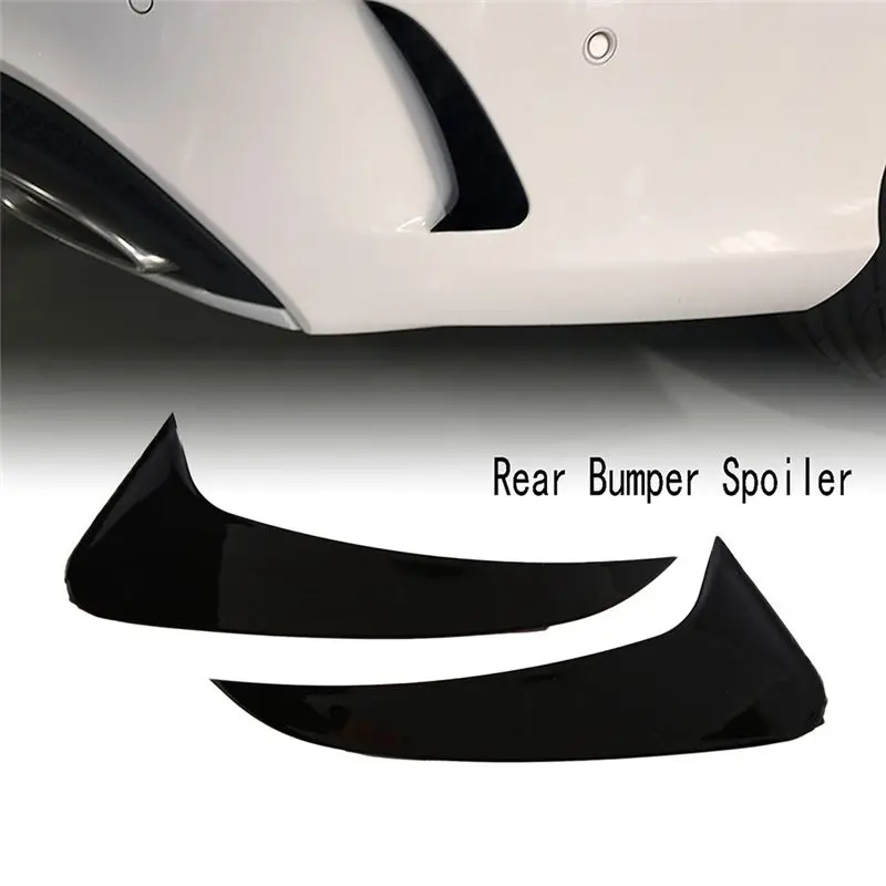 AEA7-Rear Bumper Spoiler Side Canard Spoiler For Mercedes Benz C Class Estate S205 C180 C200 AMG
