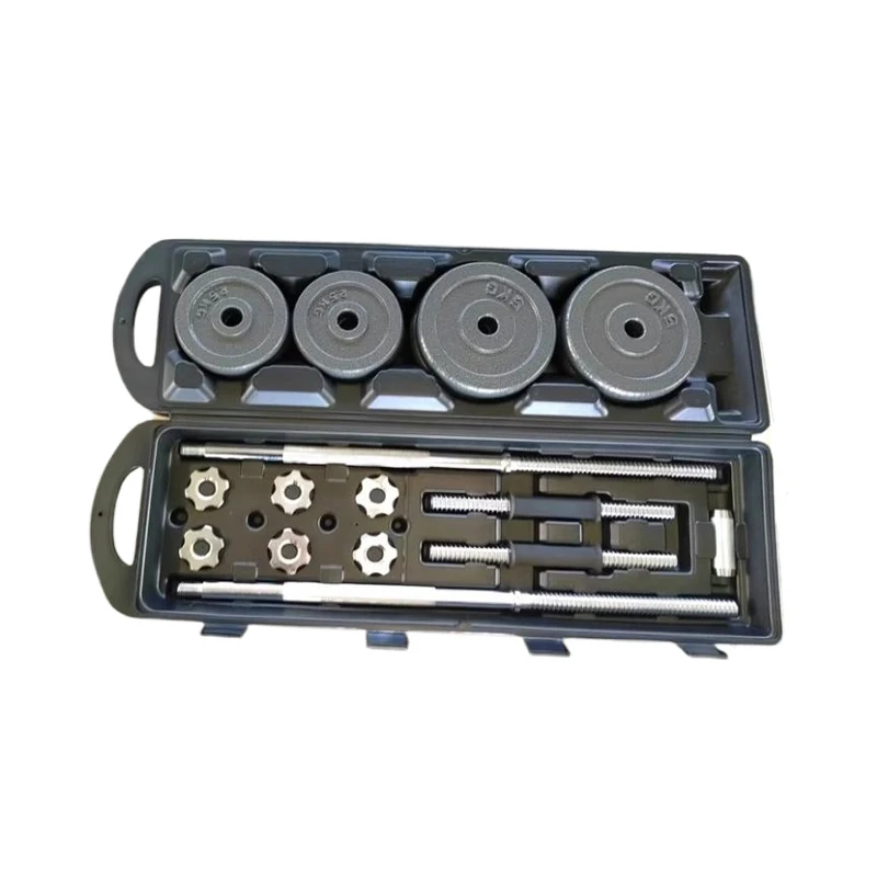 

Adjustable Steel Rubber Gym Equipment 15kg to 50kg Fitness Barbell Dumbbell Kits Weight Lifting 20kg 30kg 50kg Dumbbells Set