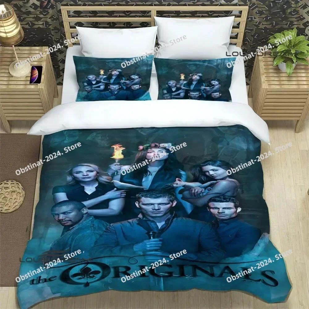 

The originals Klaus Mikaelson Bedding Set Printed Bed Set With Pillowcase Duvet Cover Soft Single Double Queen Super King Size