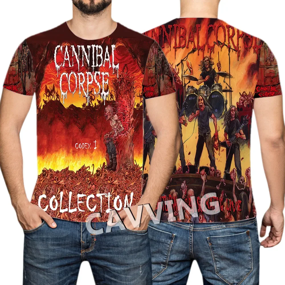 CANNIBAL CORPSE 3D Printed Casual T-shirts Hip Hop Tee Shirts Harajuku Styles Tops Fashion Clothing for Women/men