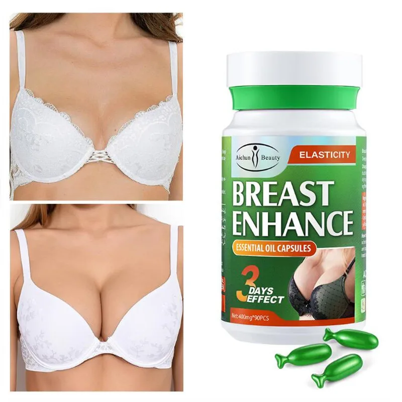 90 Capsules Breast Enlargement For Women Full Elasticity Chest Care Firming Lifting Breast Fast Growth Cream Big Bust Body Cream