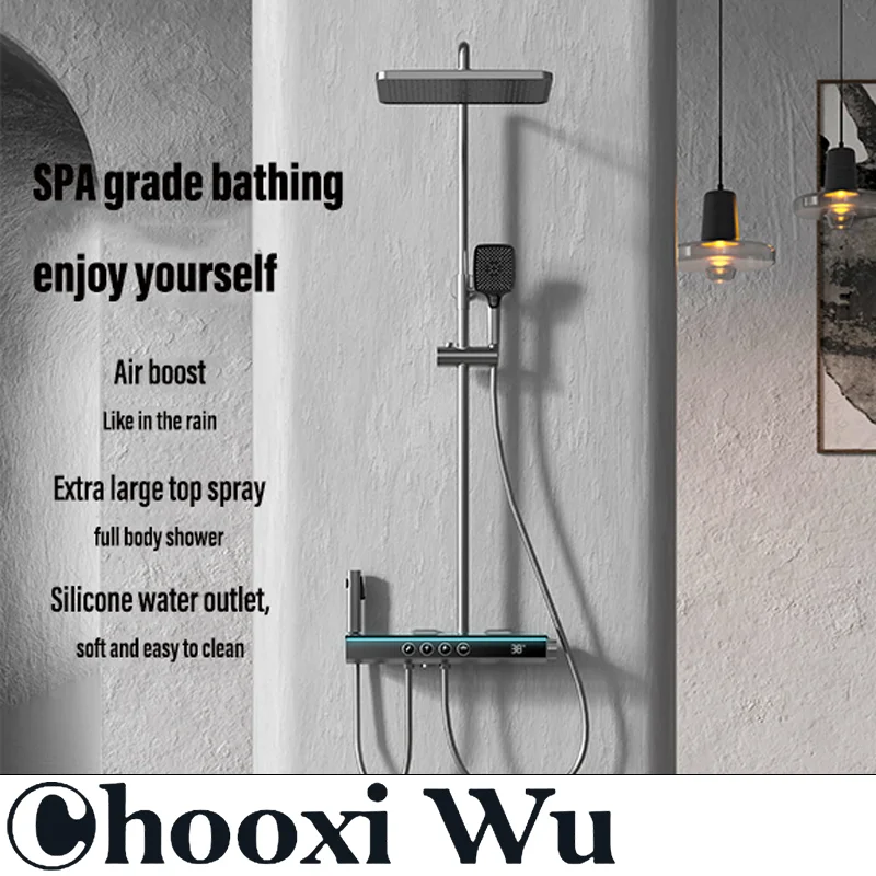 

CHOOXIWU - Create home decoration for you Bathroom accessories Bathroom set Full set Shower head Bathroom decoration Water heate