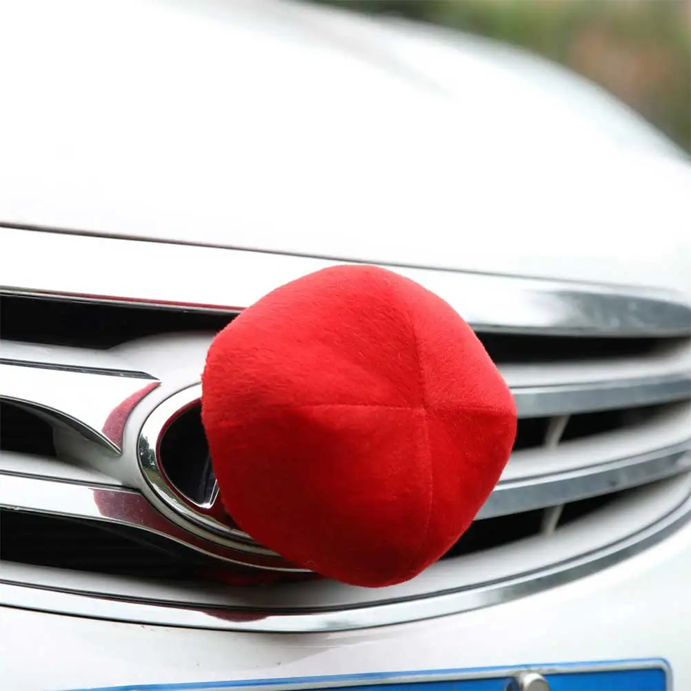 

3pc Reindeer Antlers Nose Car Decorations for Christmas Durable Fabric Easy Installation Great Gift Idea Car Exterior Parts