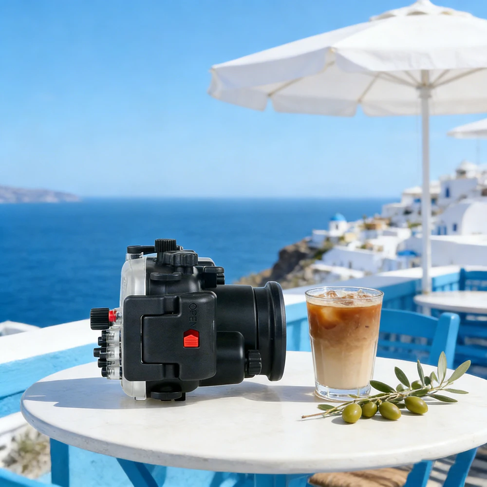 For Panasonic Lumix DMC-GM1 Digital Camera Diving Case Underwater Waterproof Housing Case Waterproof Cover