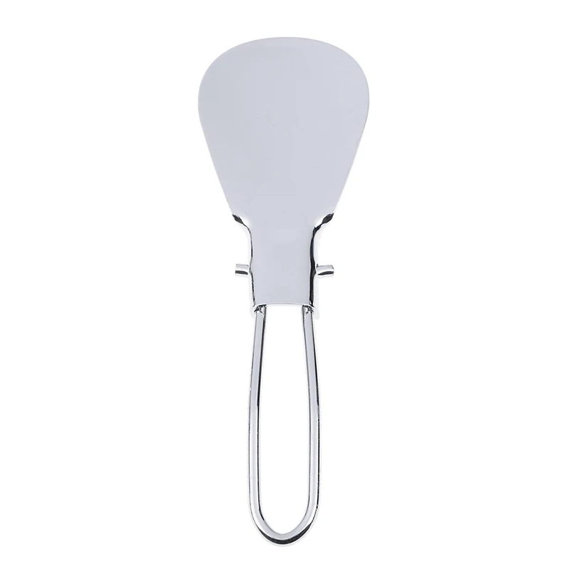 Portable Stainless Steel Folding Shoe Horn Shoehorn Lifter Shoespooner 11.5cm