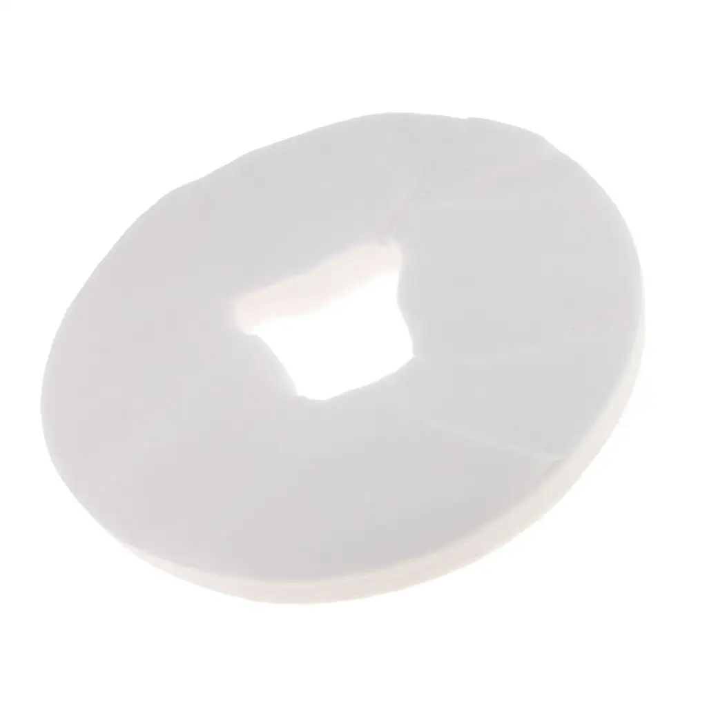 100 Pieces Disposable Headrest Covers - Silky Cradle Covers, White Color