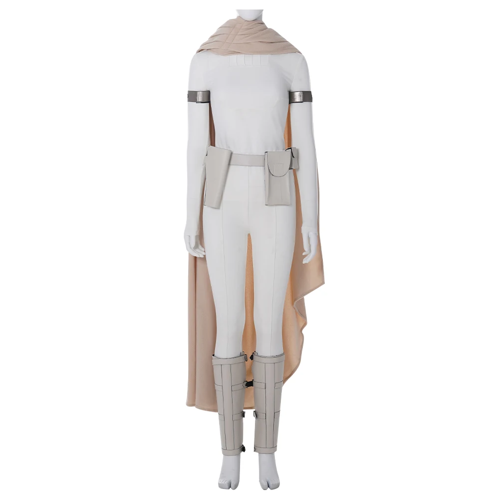 

Custom Made Superhero Padme Cosplay Outfit Queen Amidala Costume Fancy Women Party Suit