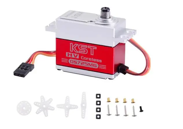 

Original KST DS725MG HV Digital Coreless Servo 18Kgf.cm 0.07sec for 550 & 600 700 Size RC Helicopter