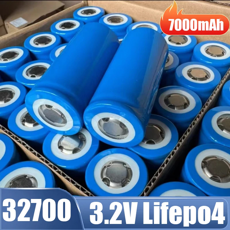 32700 3.2V Lifepo4 Rechargeable Battery 7000mAh Professional Lithium Iron Phosphate Power Batteries DIY Solar Electric Bicycle