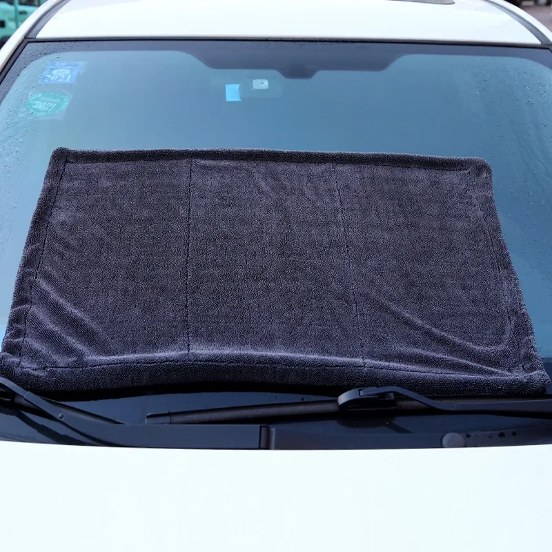 500GSM 20 X 30/40/60cm Cleaning Microfiber Towel Cleaning Drying Towels Cloth for Car Windows Screen Large Super Absorbent Rag