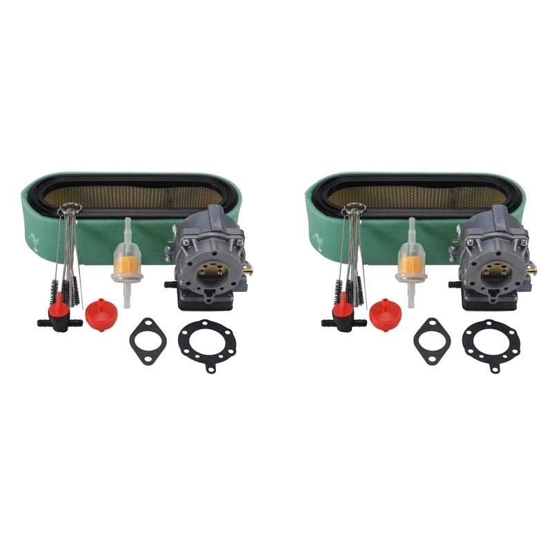 

2X 693480 Carburetor Compatible With Briggs & Stratton 693479 499306 With 394019S Air Filter 394358S Fuel Filter