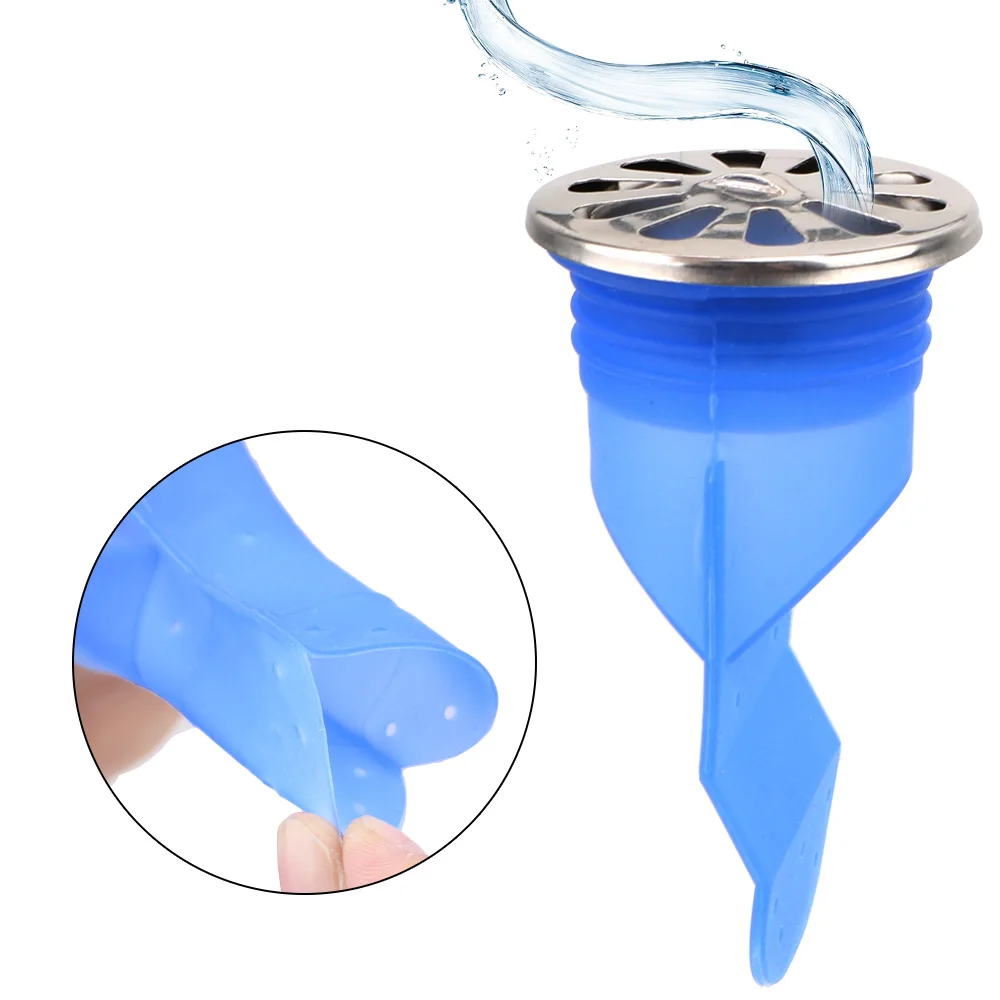 Kitchen Bathroom Sewer Seal Leak Down the Water Pipe Draininner Core Anti-clogging Bathroom Odor-proof Leak Core Sink Strainer