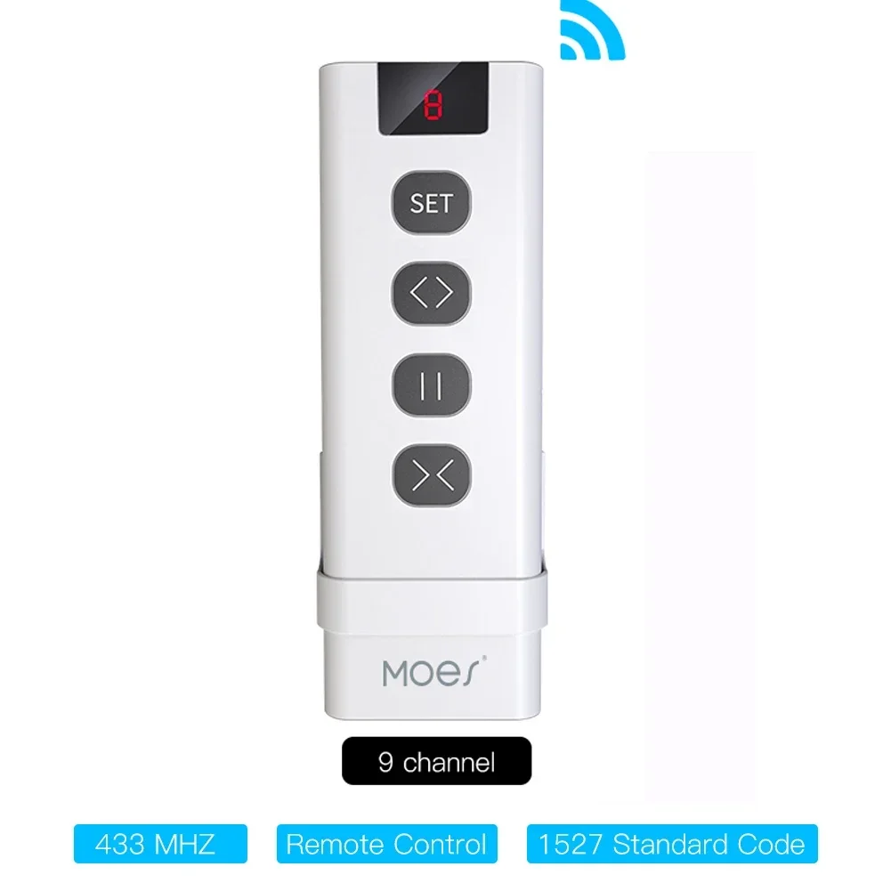 Tuya Smart Life WiFi RF433 Blindvorhangschalter mit Fernbedienung für elektrischen Rollladen-Sonnencreme Google Home Alexa Smart Home