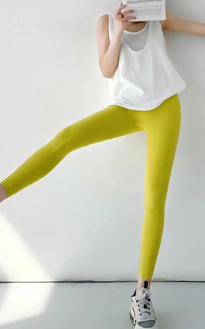 فقط هناك السراويل اليوغا سلس النساء وصول عالية الخصر رفع لا الجمل تو سريعة الجافة الخوخ الغنيمة ضيق اللياقة البدنية العمل