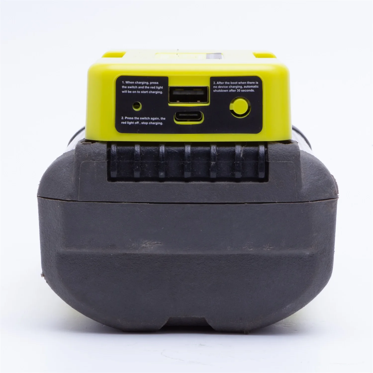 Mobile Phone Portable Power Bank For Ryobi 40V Li-ion Battery Adapter Uses USB And Type-C Interface For Fast Charger