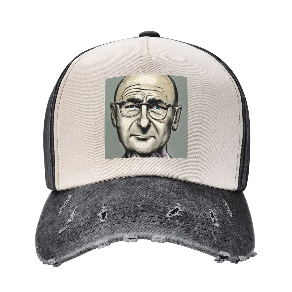 sketch of Phil Collins face Baseball Cap cute Sunscreen Trucker Hats For Men Women's