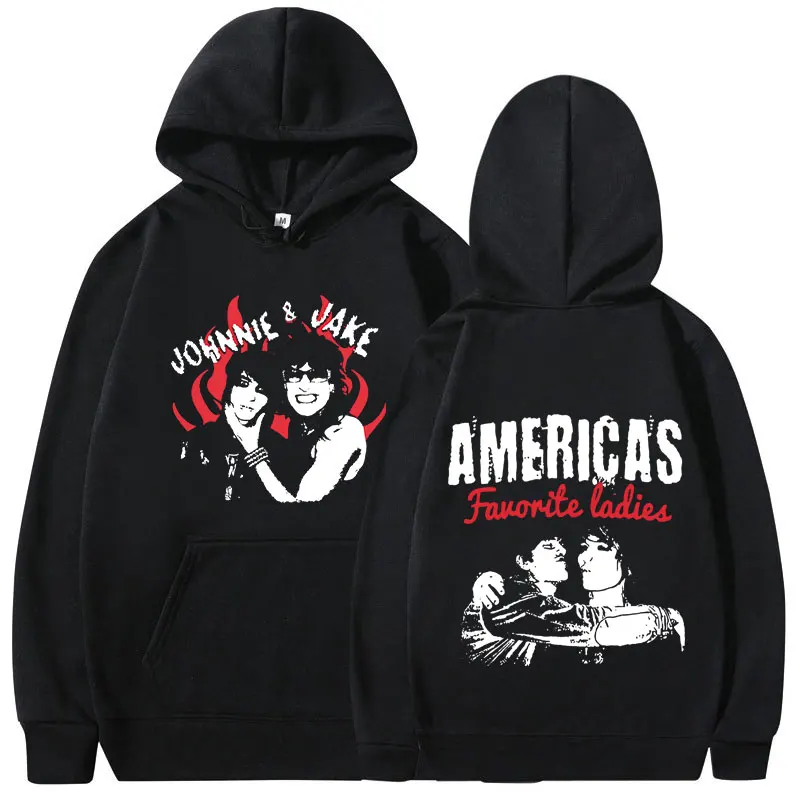 America's Favorite Ladies Jake Webber Johnnie Guilbert Graphic Hoodies Men Fashion Casual Sweatshirts Vintage Oversized Pullover