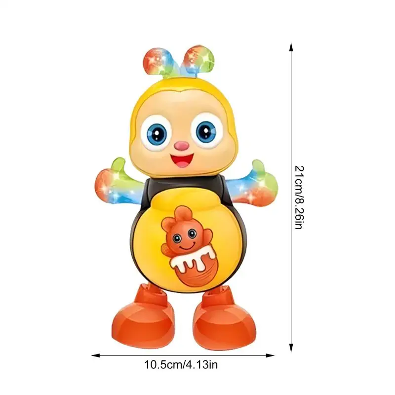 Ape danzante Giocattoli vocali Animali domestici dei cartoni animati Giocattolo musicale elettrico con illuminazione flash sonora Canta danza per bambini Giocattolo educativo interattivo