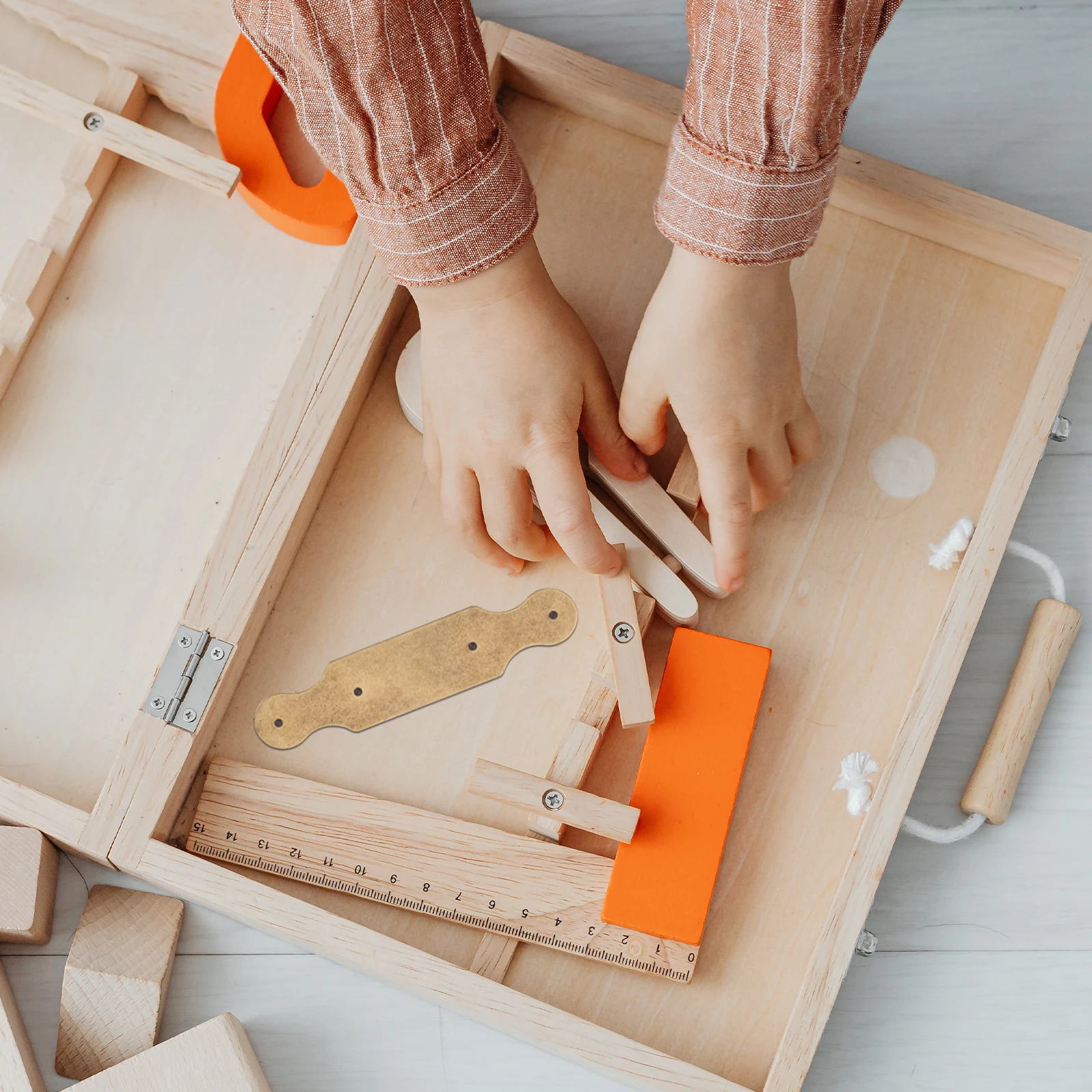 

4Pcs Vintage Copper Box Corner Guards Protective Covers Decorative Wooden Jewelry Case Corner Protectors Box Safety Guard