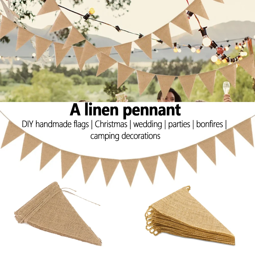 Burlap Triangle Ban…