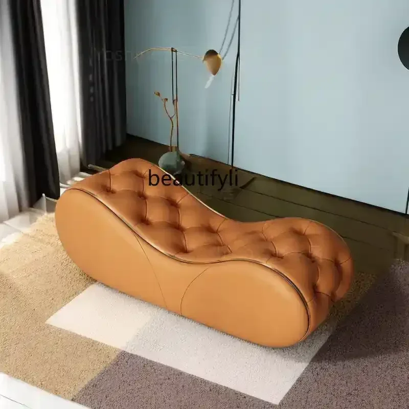 LJYLight luxury hotel clubhouse bedside bedroom sofa stool shoe change multi-functional bedside stool