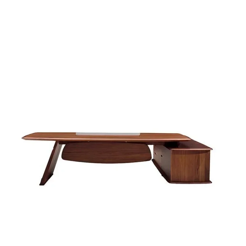 Boss desk solid wood North American walnut solid wood New Chinese style