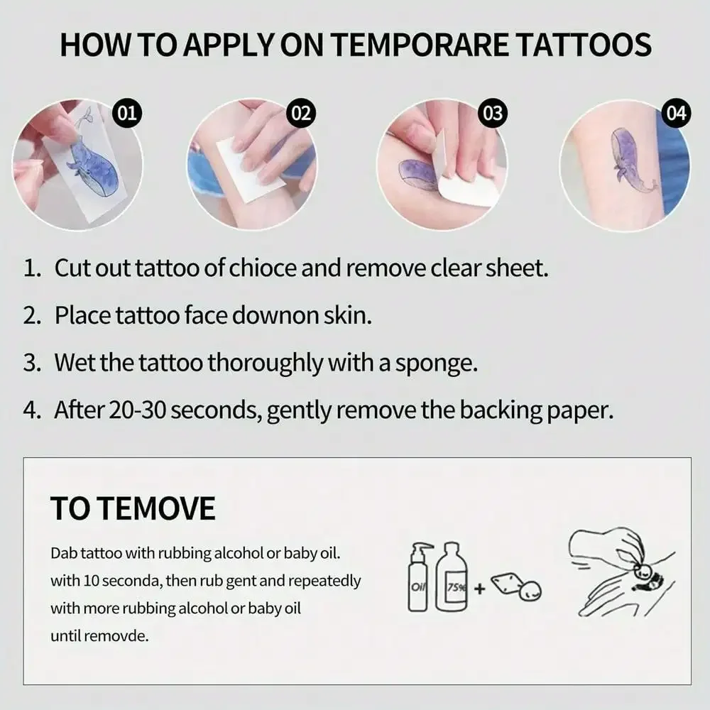 Large, Unique Flower Design Temporary Tattoo Sticker - Waterproof, Long-Lasting, And Easy To Apply - Perfect For Body Art Enthusiasts And Festival Goers view 3