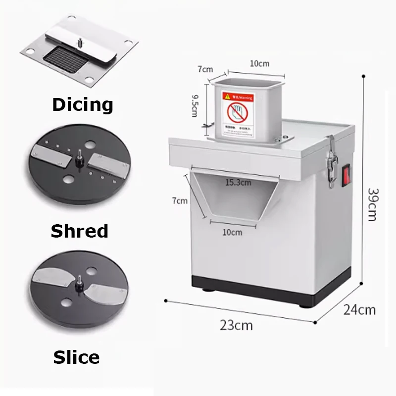Vegetable Cutter Dicing And Shred Machine Commercial Multi-Functional Fruit Radish Potato Kitchen Equipments Slicer
