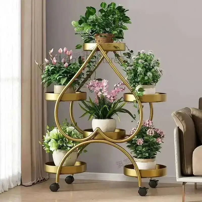 

Rack Minimalist Modern Fashion Designer Aesthetics Flower Plant Display Shelf Indoor Wedding Decoration Muebles Home Furniture