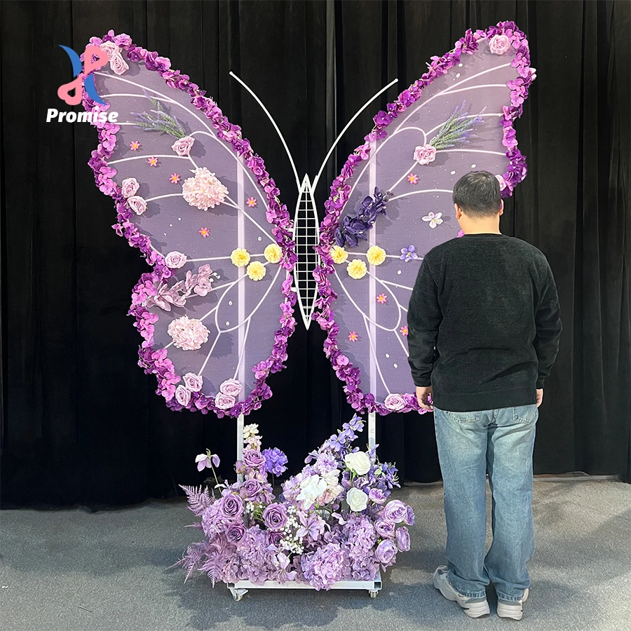 Artificial Flower Giant butterfly 3D Decorations Perfect for Wedding and Event Backdrops and Floral Props