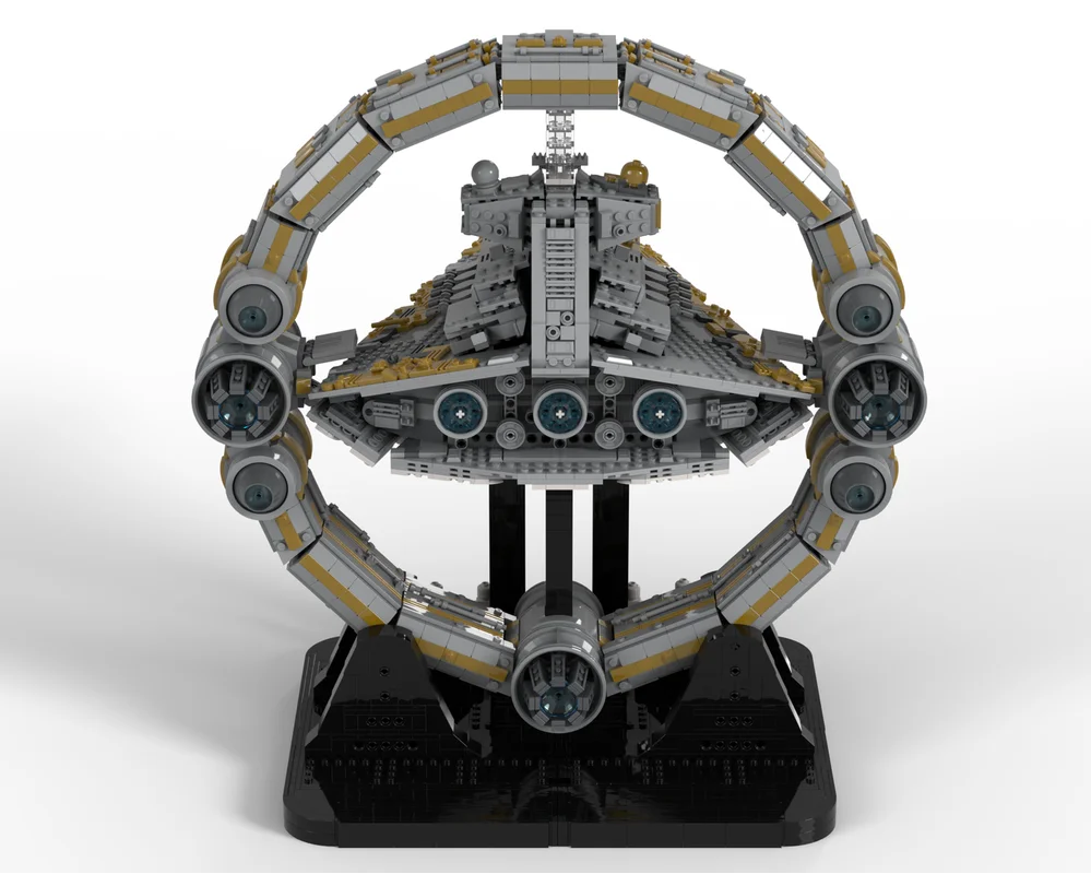 The Eye of Sion incl. Thrawn's Chimaera Upgrade Kit (75394 MOD) compatible with Lego small particle building blocks