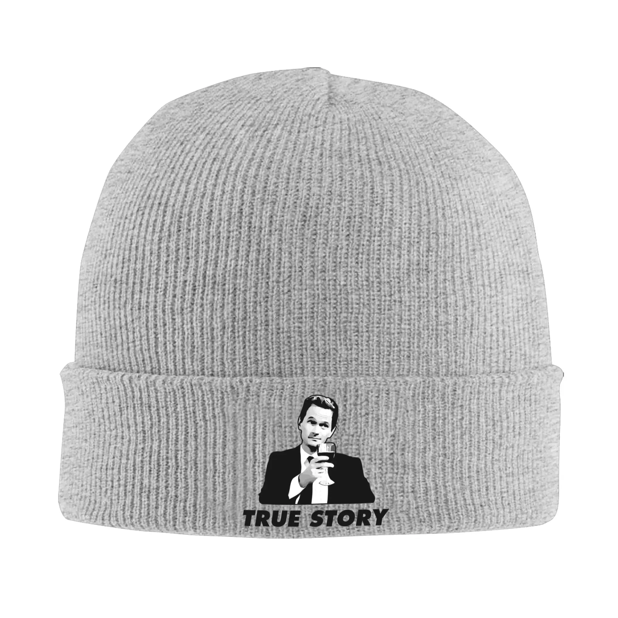 True Story Barney Stinson How i met your mother  Winter Skullies Beanies Hat Warm Autumn Knitted Hats Bonnet Caps for Women Men
