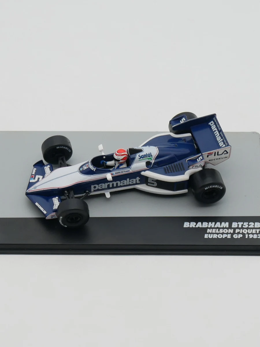 Ixo 1:43 BRABHAM BT52B  NELSON PIQUET EUROPE GP 1983 Diecast Car Model Metal Toy Vehicle