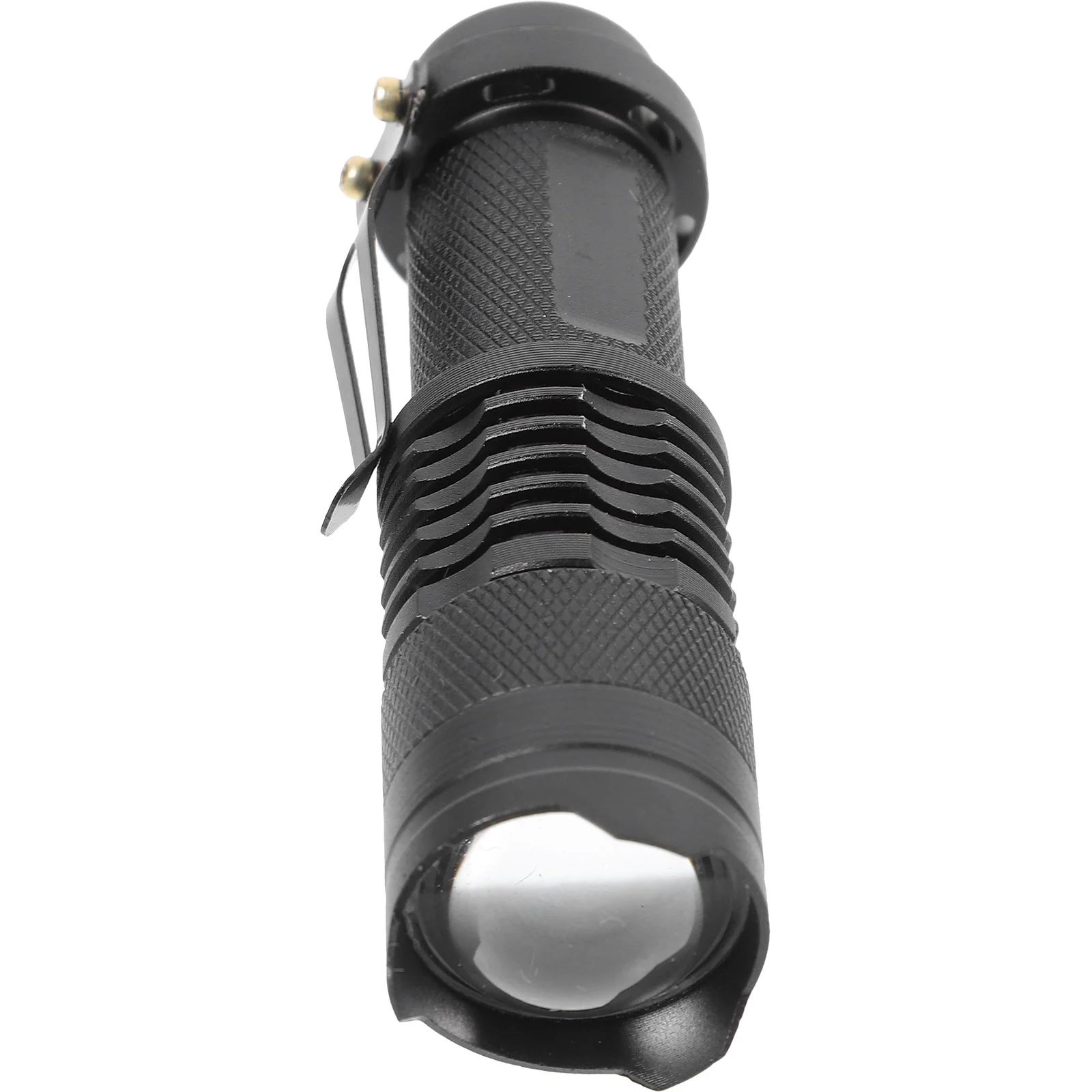 

Mini LED Flashlight 7W 300Lm Zoomable Bright White Light 3 Modes Waterproof Portable Torch for Camping Hiking Black