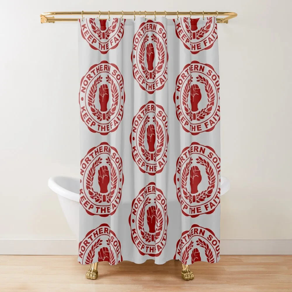 

Classic Northern Soul Keep the Faith Shower Curtain For Shower Bathtub Bathroom For Shower Bathroom Box Curtain