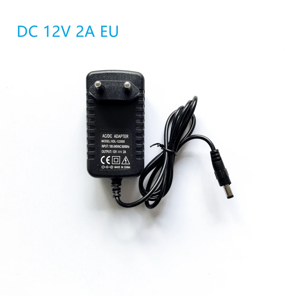 AC 110-240V DC 12V 2A Universal Power Adapter Supply Charger Adaptor EU/US/AU/UK for AHD/IP/WIFI Camera LED light strips