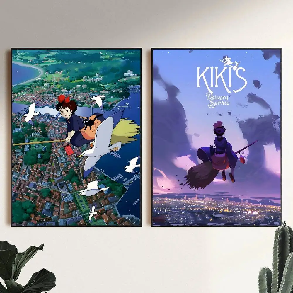 Cartoon Movie K-Kikis D-Delivery Service Posters HD Print Vintage Wall Art Decor for Home Study Room - view 3
