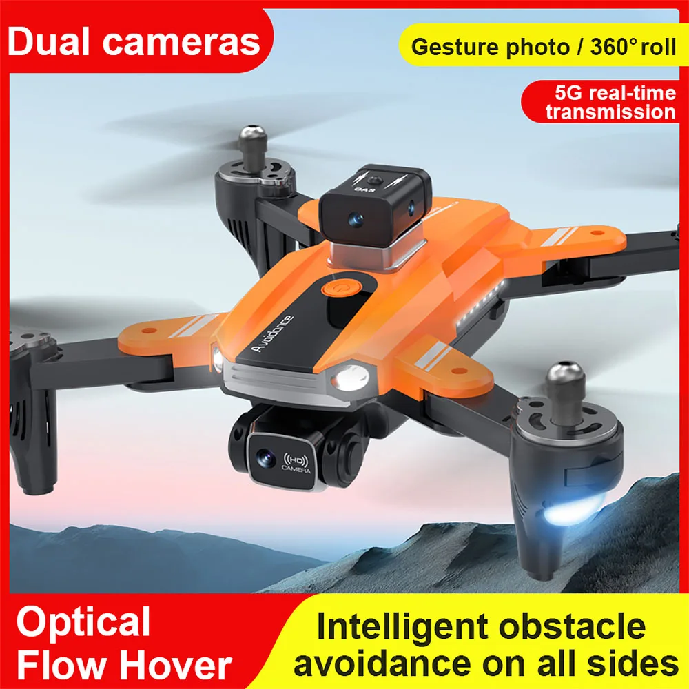 4k Drone S8 Pro Dron Professional Hd Esc Camera Obstacle Avoidance Optical Flow Positioning Foldable Quadcopter Drones Toys Gift