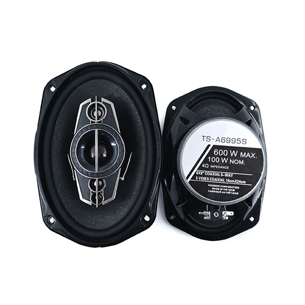 

1000W 12V 5-Way Car Coaxial Car Music Stereo Full-Range High-Fidelity Speaker Lossless Installation, 6X9 Inches,