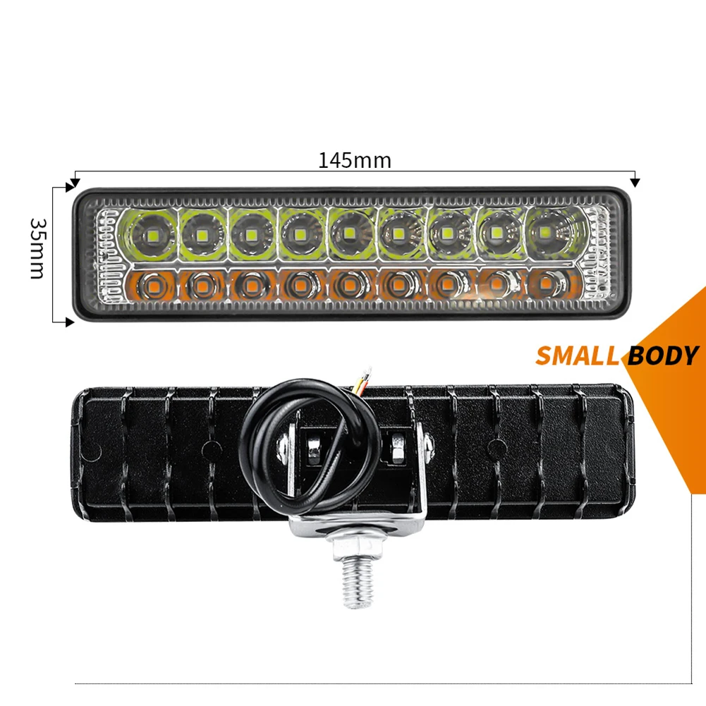 LED Work Light Bar Driving Lamp Portable Waterproof LED Flood Lights for Outdoor Camping Hiking SUV Boat Offroad Accessories