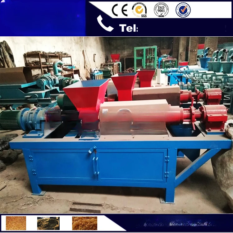 farm waste/industrial waste screw type chicken manure solid liquid separator/farm used dewatering machine