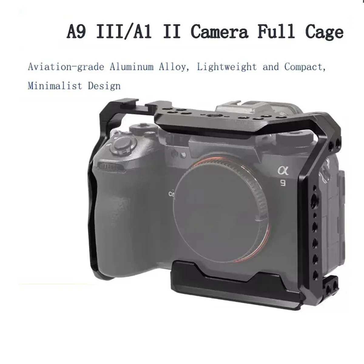 A003  Cage for A9III/A1 II Camera Cage Micro-Single Photography Full Cage SLR Camera Photography Expansion Frame