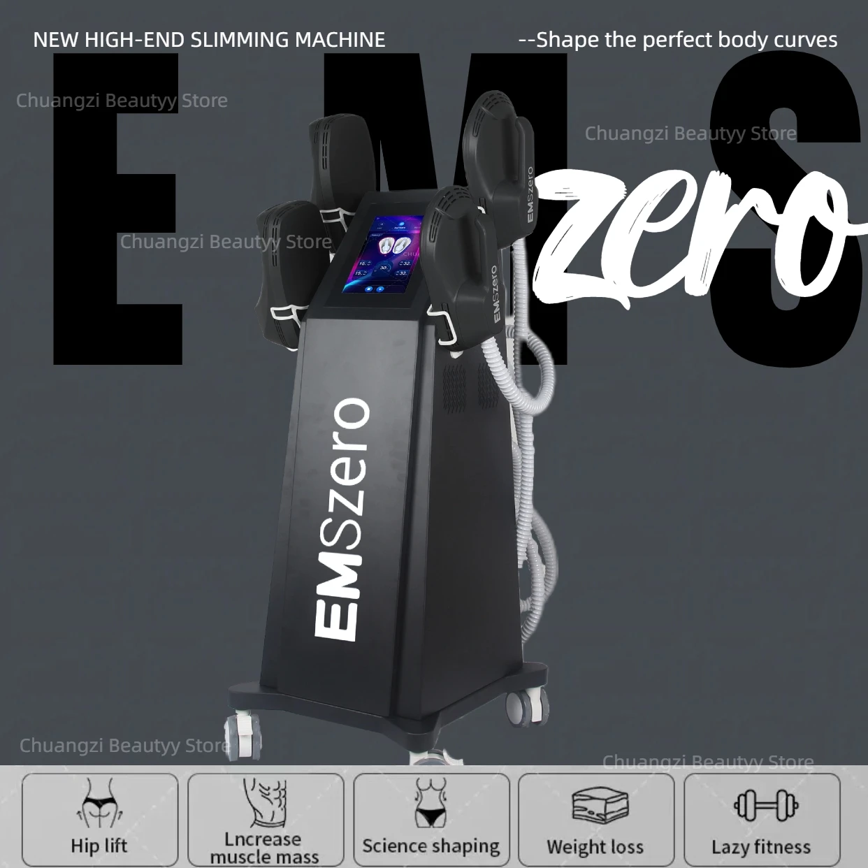 

EMSzero Body Sculpt Machine DLS-EMSlim Muscle Stimulator RF Hiemt Body Slimming Fat Reduction Device